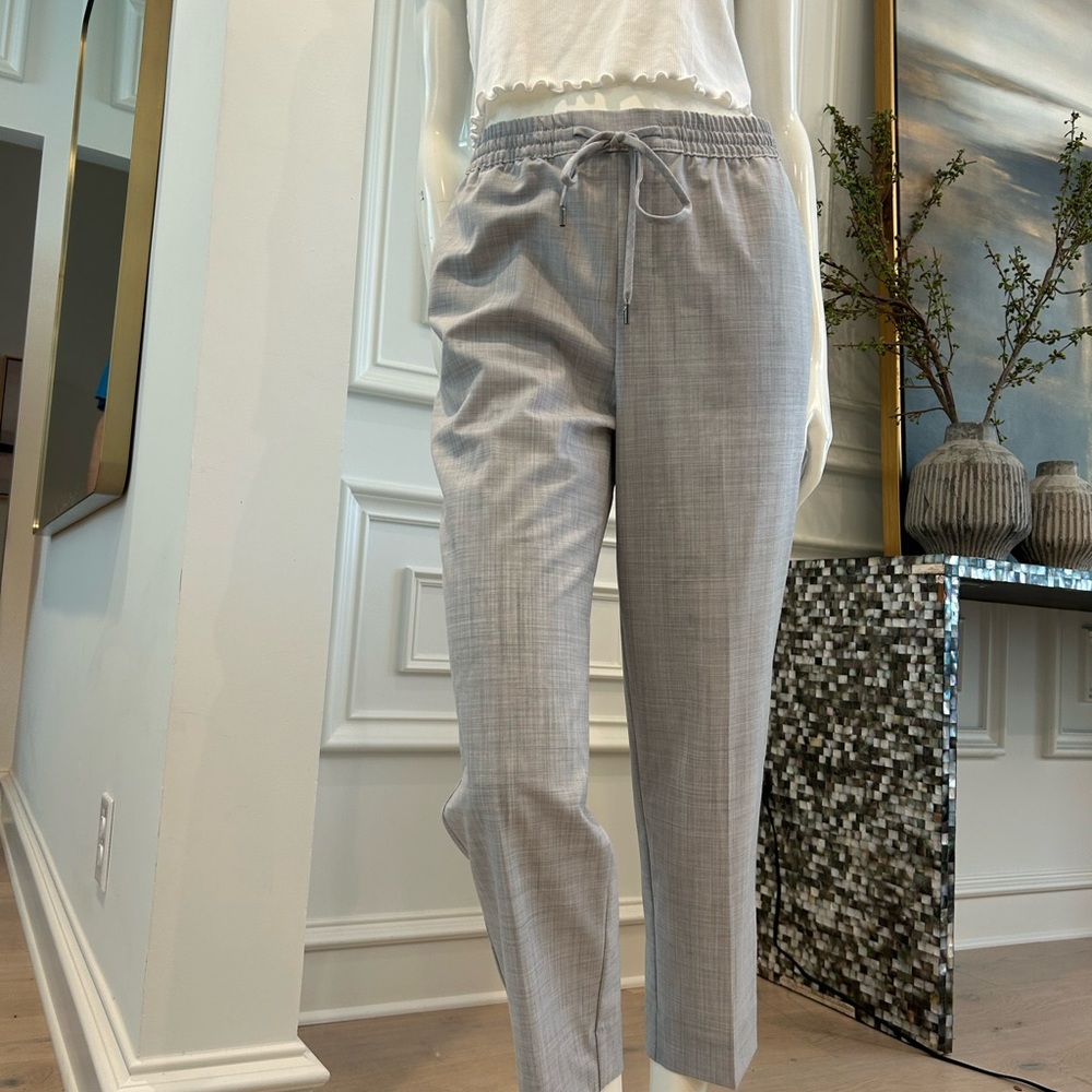 NEW Banana Republic Grey Elastic Waist Drawstring Slacks
